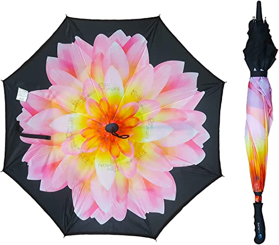 BETTERBRELLA Wind-Proof, Reverse Open, Upside Down 41.5" Wide Umbrella