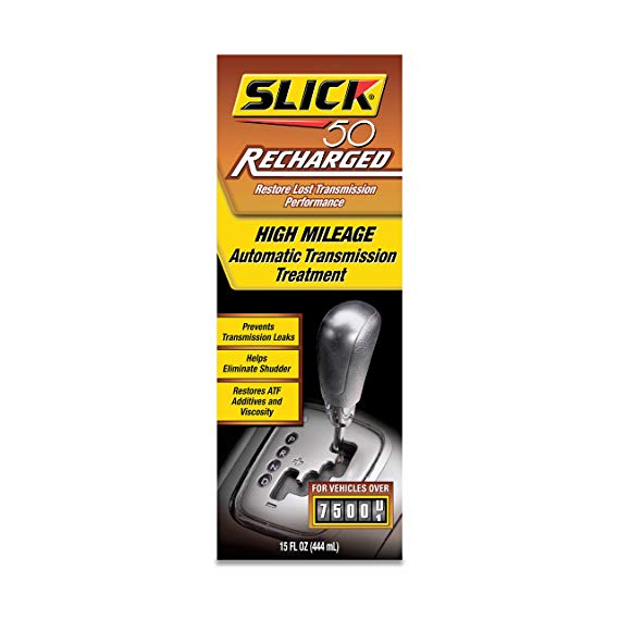 Slick 50 41806015 Recharged High Mileage Automatic Transmission and Engine Treatment, 15-Ounce