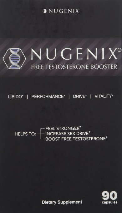 Nugenix Natural Testosterone Booster Capsules, 180 Count