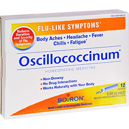 Boiron Oscillococcinum Natural Flu Relief - 12 doses per pack