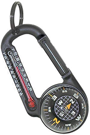 TempaComp - Ball Compass and Thermometer Carabiner