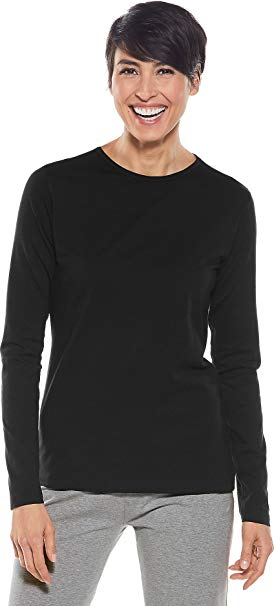 Coolibar UPF 50  Women's Long Sleeve Everyday T-Shirt - Sun Protective