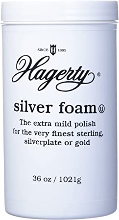 W. J. Hagerty Foam Silver Polish, 36-Ounce, White, 36 Ounces