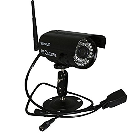 Wanscam Mini Outdoor IP Network Camera Wireless WiFi CCTV Home Security IR Video Surveillance Black