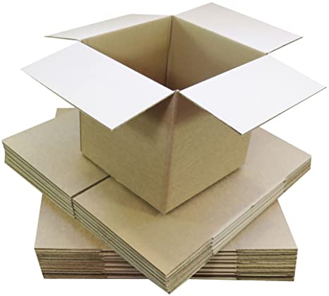 Triplast 152 x 152 x 152mm Small Single Wall 6x6x6" Shipping Mailing Postal Gift Cube Cardboard Boxes (Pack of 5)