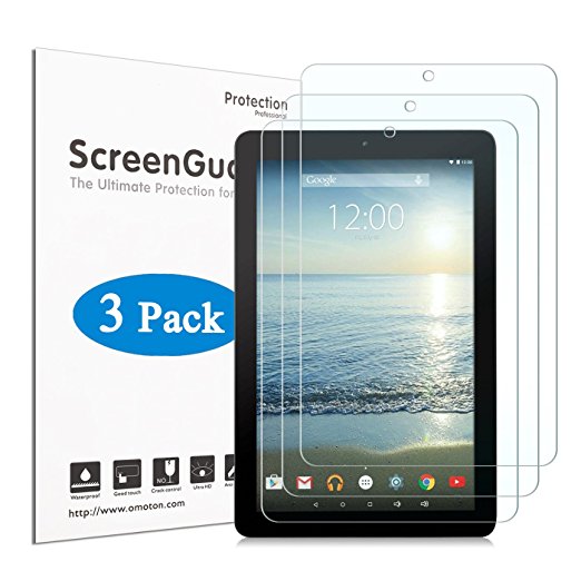 RCA 10 Viking Pro Screen Protector, [3-Pack] OMOTON PET Film Screen Protector for RCA 10 Viking Pro 10.1 inch with [Scratch Resist] [ Bubble Free] [Premium Clear] [Anti-Glare] [Anti Fingerprint]