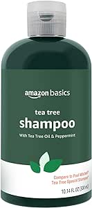 Amazon Basics Tea Tree Shampoo, 10.14 Fl Oz, Pack of 1