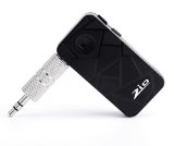 Zio Mini Wireless Bluetooth 41 Car Kit Hands Free Calling Audio Music Receiver Adapter with 35 mm Stereo Output and Integrated multi-point technology for iphone 6 6 Plus 5 5c 5s 4s ipad LG G2 Samsung Galaxy S5 S4 S3 Note 3 iPod MP3 and other Audio Devices