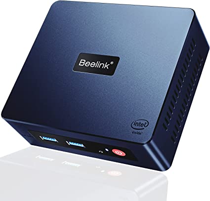 Beelink MiniS Mini PC with 11th Gen 4-Cores Processor N5095, 8G DDR4 128G SSD Mini Desktop Computers, Support 4K Dual Display Dual HDMI Office Small PC Windows 11 Pro /5G Dual WiFi for Home/Office