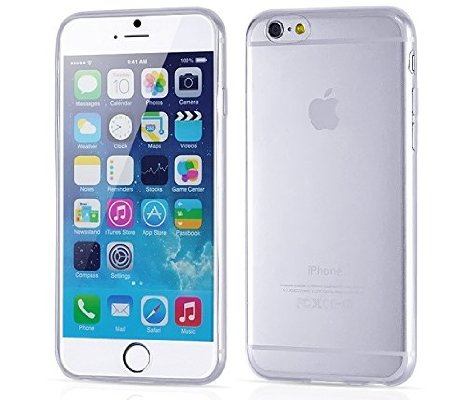 iPhone 6 Plus Case iPhone 66S Plus Cases SOFT-GRIP SKIN 55 By Cable And Case Slim NEW Anti-Scratch Shell Crystal Clear Premium Clear Flexible Soft TPU Cover - ECO Friendly Retail Packaging - Slim Cases for the iPhone6 Plus 55 2015 - Crystal Clear Sleeve IP6PJCC