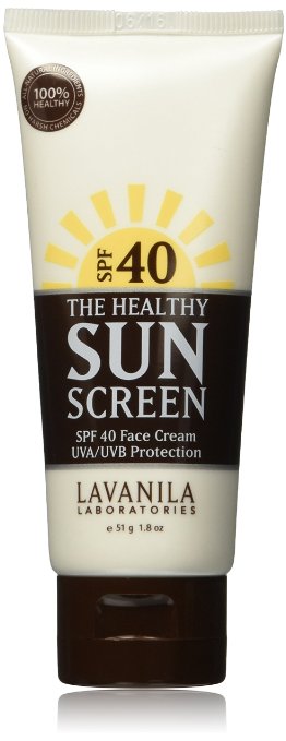 Lavanila The Healthy Sunscreen Face Cream SPF 40 18 Ounce