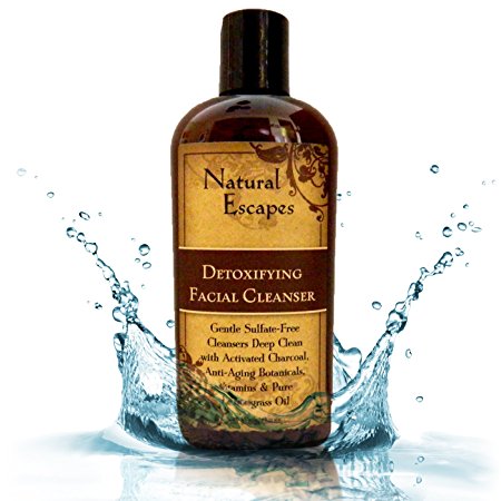 Lemongrass Detoxifying Facial Cleanser Deep Cleans with Sulfate-free Cleansers, Soothing Antioxidants, Botanicals and Anti-aging Vitamins Leaving Skin Velvety Soft & Glowing! Non-Drying Formula is Great for Sensitive Skin!