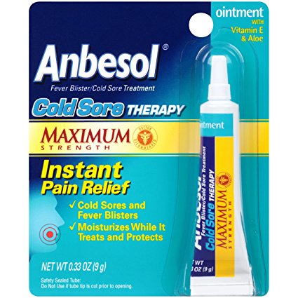 Anbesol Maximum Strength Coldsore Therapy Treatment (0.33 Ounce Tube)