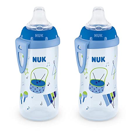 NUK Active Sippy Cup, 10 oz, 2 Pack, 8  Months