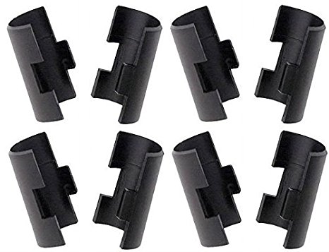 Omega 4 Pack of 1.5" Diameter Shelf Clips