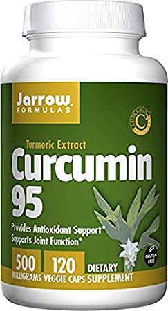 Jarrow Formulas Curcumin 95, Provides Antioxidant Support, 500 mg, 230 Veggie Caps (230 Count)