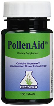 PollenAid Flower Pollen Extract by Graminex - 100 Tablets