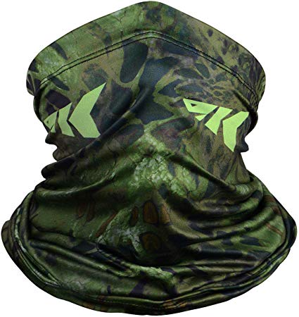 KastKing Sol Armis Neck Gaiter - UPF 50 Face Mask - UV Sun Protection Gaiter Sun Mask for Men & Women, Face Shield for Fishing, Hiking, Kayaking Mask, Prym1 Camo