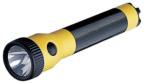 Streamlight 76014 PolyStinger Rechargeable Flashlight with Xenon Bulb, 120V AC/12V DC Charger and 2-Holder, Yellow