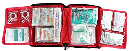 WELL-STRONG First Aid Kit 300 Pieces - Includes Splints, Bandages, Gauzes & Instant Cold Compress - for Travel, Car, Home, Office, Camping, Hiking, Hunting & Sports