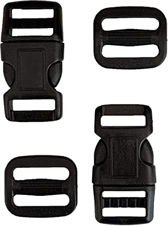Bicycle Helmet Buckle Replacement - Set of 2 - for 5/8" Strap
