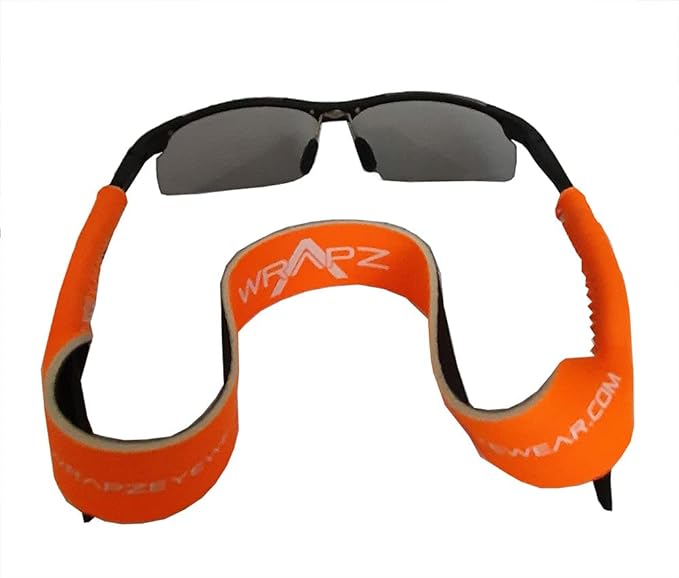 WrApz Orange Neoprene Floating Glasses Retaining Strap