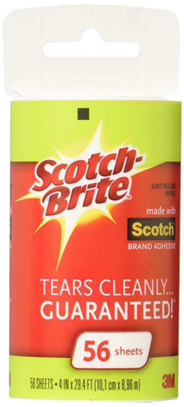 Scotch Brite Lint Roller Refill, 56 Sheets (Pack of 12)