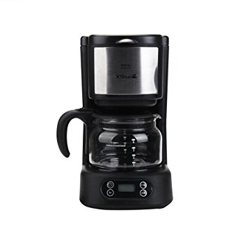 Xshuai BSD02 Velocity Brew Self Brew Timer 5-Cup Home Coffee Brewer Presented by Haier, Black