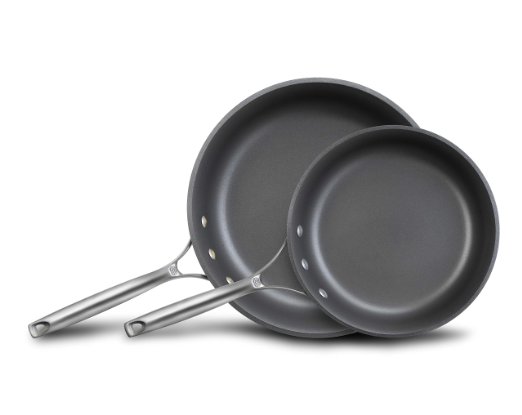 Calphalon Unison Nonstick Slide Surface Omelette Pan 10 and 12 Black