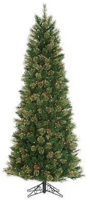 Special Happy Corp LTD Royal Cashmere Artificial Prelit Christmas Tree 7-1/2 Feet Tall with 500 Clear