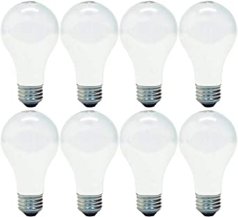 GE Lighting 63005 Soft White 72-Watt (100-Watt Replacement) 1270-Lumen A19 Light Bulb with Medium Base, 8-Pack