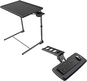 HUANUO Adjustable TV Tray Table & Keyboard Tray