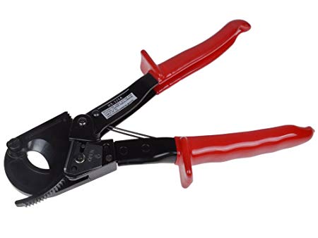 TMS Heavy Duty Aluminum Copper Ratchet Cable Cutter Cut up to 240mm² Ratcheting Wire Cut Hand Tool