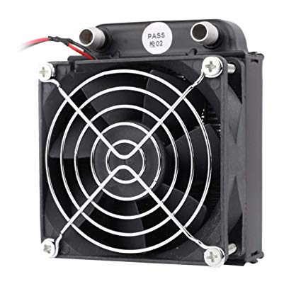 Clyxgs 8 Pipe Aluminum Heat Exchanger Cooling water drain water cooling radiator water cooling row with fan Radiator for PC CPU CO2 Laser Water Cool System Computer 240mm/360mm (80mm)