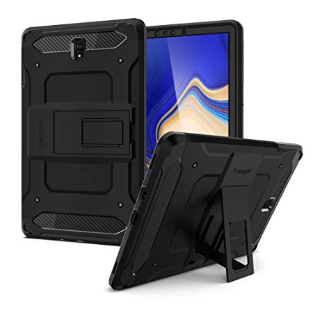 Spigen Tough Armor TECH Designed for Samsung Galaxy Tab S4 Case (2018) - Black