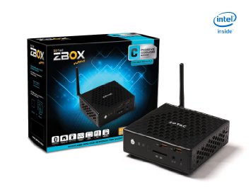 ZOTAC ZBOX C series CI320 Nano Mini PC Passive Cooling with Intel Celeron N2930 No Hard Drive No Memory No OS Barebones System ZBOX-CI320NANO-U