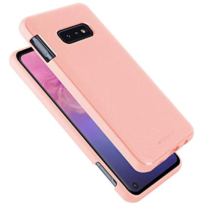 GOOSPERY Galaxy S10e Case [Slim Fit] Style Lux [Flexible] Rubber TPU Jelly Case [Non Slip] Bumper Cover (Baby Pink) S10L-STYL-PNK