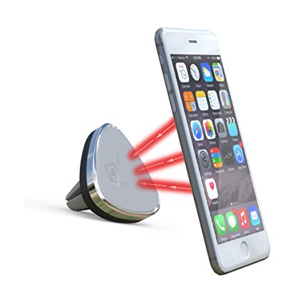VeoPulse Phone holder magnetic for car air vent (Grey)