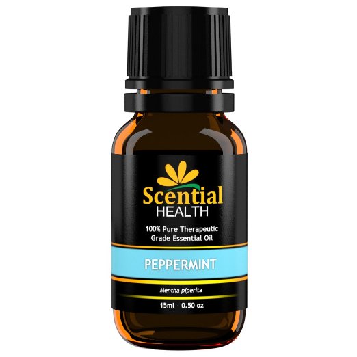 Peppermint Essential Oil By Scential Health 15ml 5oz 100 Certified Pure Therapeutic Grade Essential Oil With No Fillers Bases or Additives AND ZERO Carrier Oils