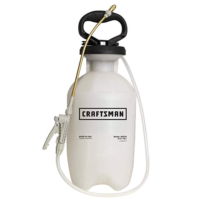 Craftsman Handheld 2 Gallon Tank Garden Sprayer with Adjustable Tip   Nozzles