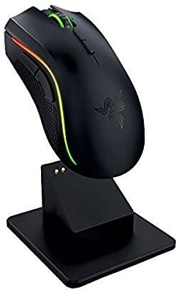 Razer Mamba Wireless Professional RGB Backlight Ergonomic Gaming Mouse (16000 DPI Sensor, Adjustable Sensitivity and 9 Programmable Keys)