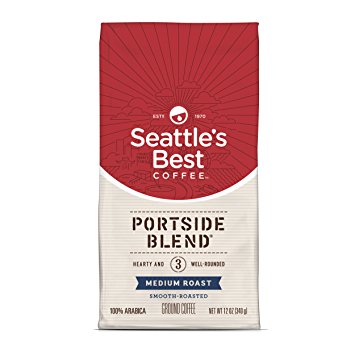 Seattle's Best Coffee Portside Blend (Previously Signature Blend No. 3) Medium Roast Ground Coffee, 12-Ounce Bag
