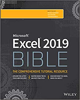 Excel 2019 Bible