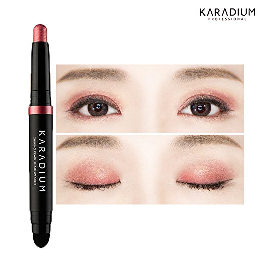 KARADIUM Shining Pearl Smudging Eye Shadow Stick, 1.4 g, #10 Reddish Pink