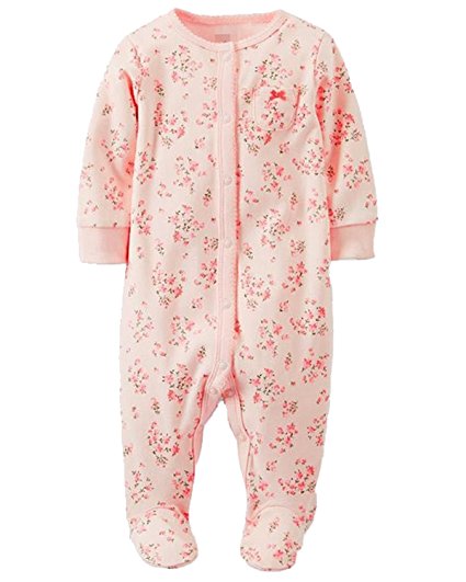 Kidsform Baby Footed Pajamas Snap Up Sleep 'n Play Cotton Long Sleeve Jumpsuit Animal Footie Sleeper Overall