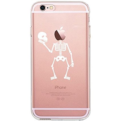 iPhone 6S Case, SwiftBox Cute Cartoon Case for iPhone 6 6S (Skull)