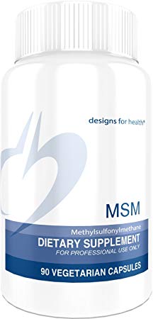 Designs for Health - MSM - 1000mg, Joint   Healthy Skin Support, 90 Capsules