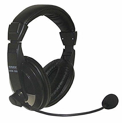 Nady QHM-100 Stereo Headphones with Boom Microphone