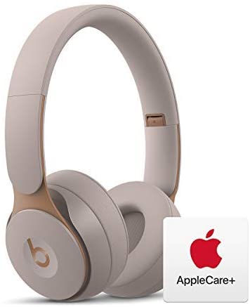 Beats Solo Pro Wireless Noise Cancelling On-Ear Headphones - Apple H1 Chip - Grey with AppleCare  Bundle