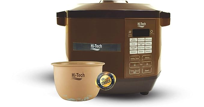 Hi-Tech 4 LTR 790W-Watts Electric Rice Cooker with Clay pot